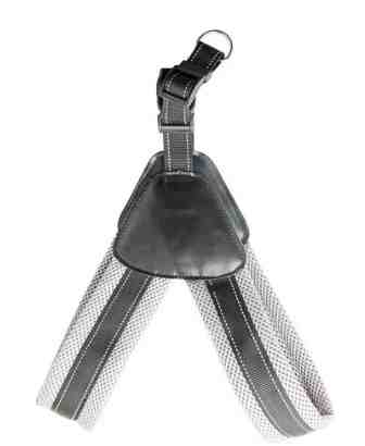 Dog Arnés reflectivo，Color Gris ，L size ，1pc/tie b